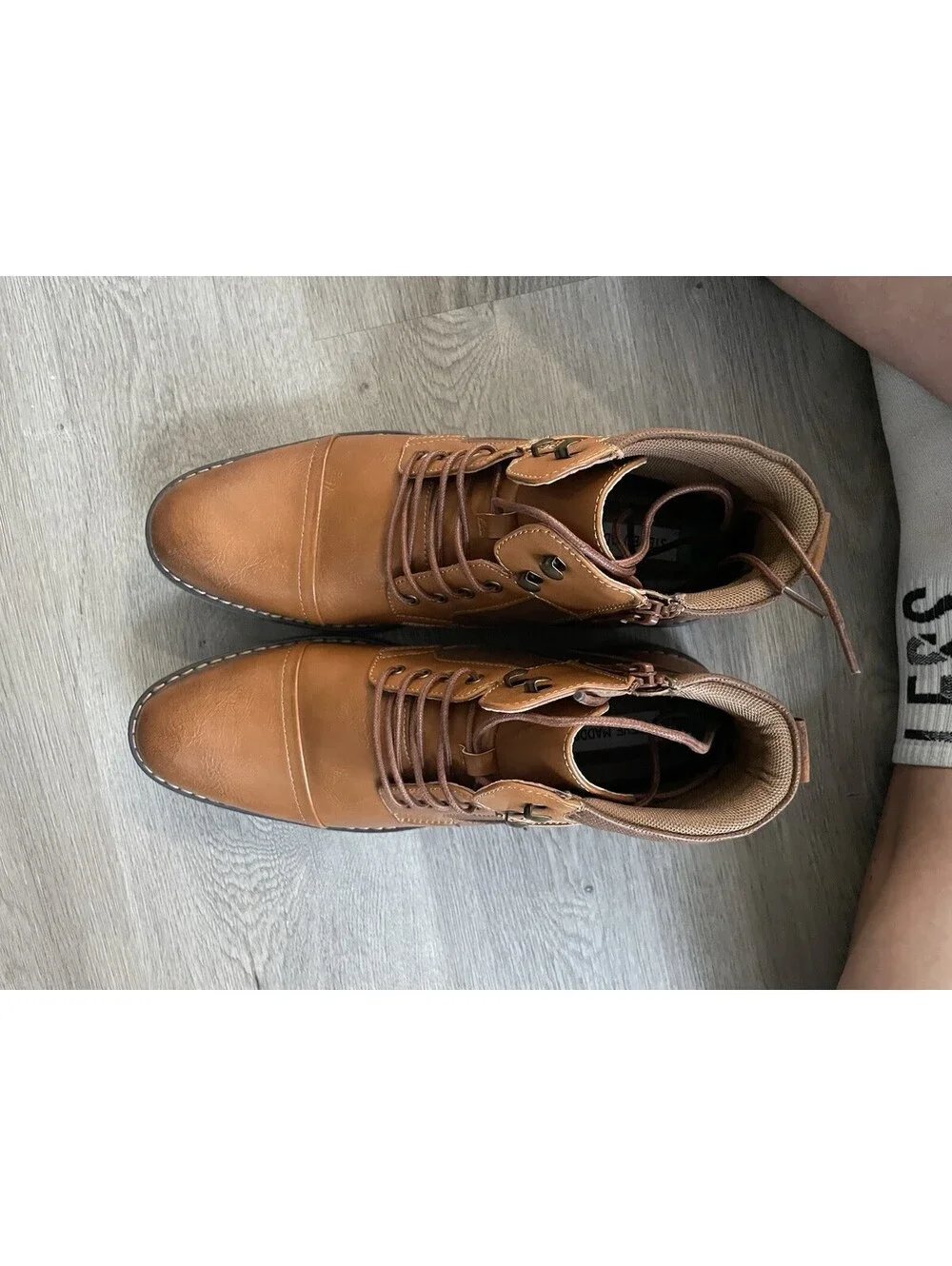 NEW Steve Madden Leather boots All-terrain Dress Boots Men's Size 11